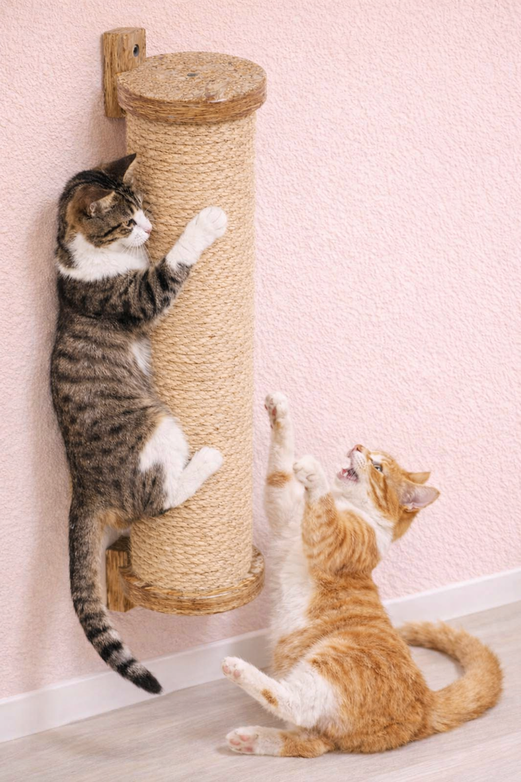 BARBER POLE WALL SCRATCHER