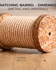 Rolling Barrel Scratcher